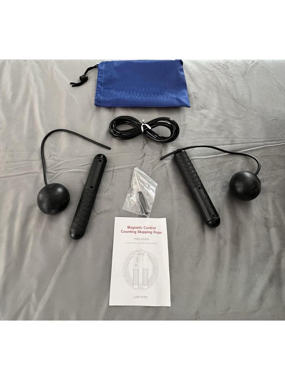 Therapeutic Jump Rope Weighted Blue Tie Top Gift Bag & Box